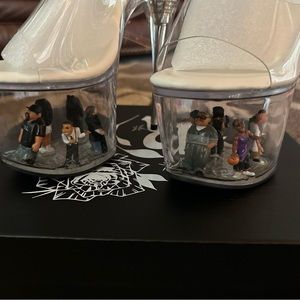 Never used LuxRosa Limited Edition HomeGirl
Heels (AnkleStrap/White Sole) Homies